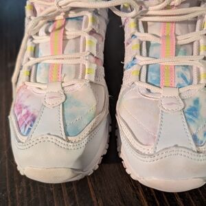 Avia White and Pink Sneakers with Chunky Design